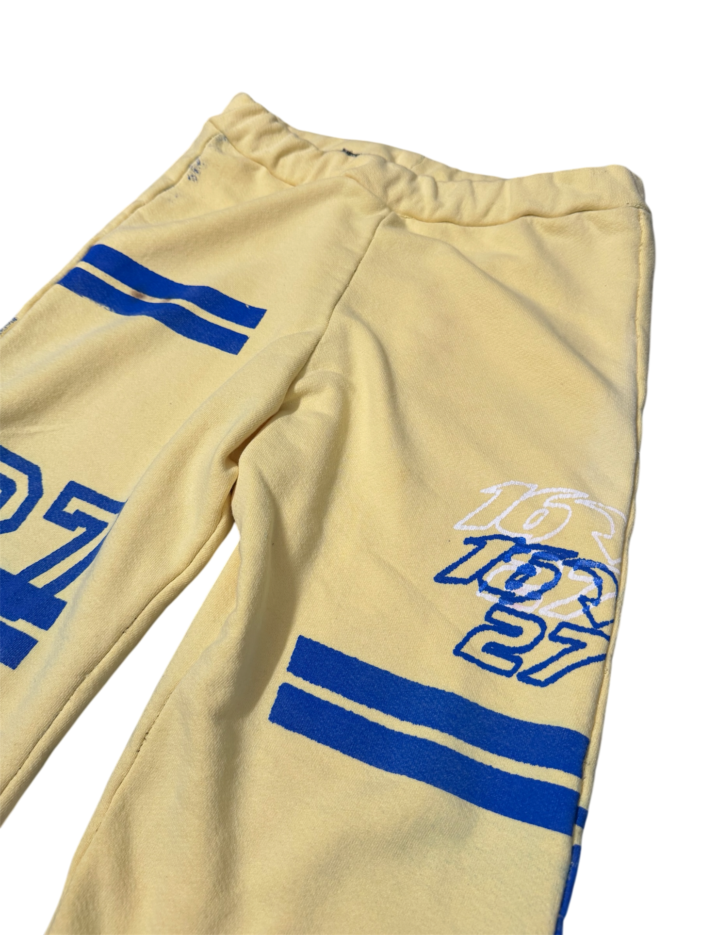 yellow spring sweatpants