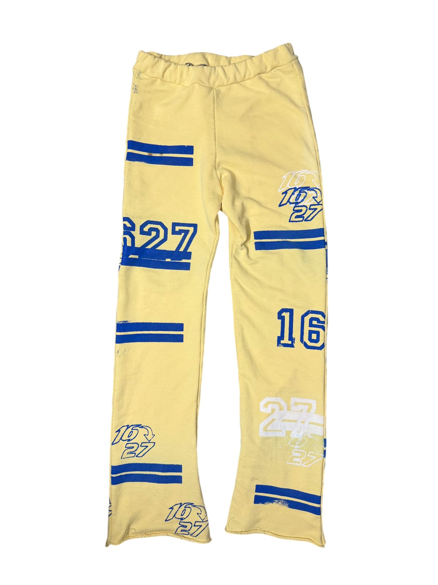 yellow spring sweatpants